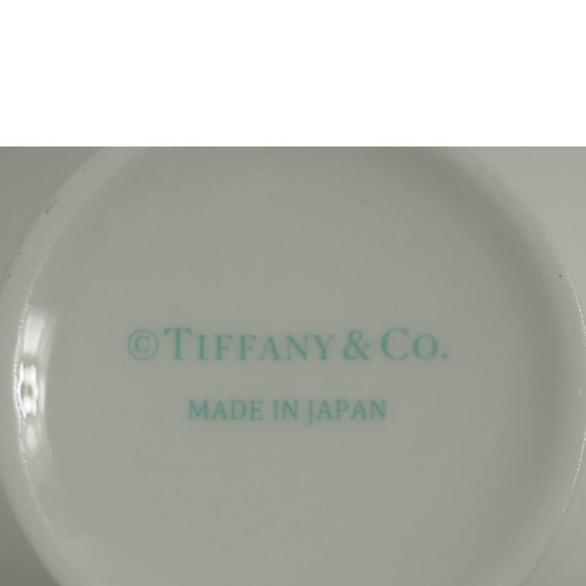 TIFFANY&Co. ティファニー/プラチナブルーバンド ペアカップ&ソーサー//SAランク/79