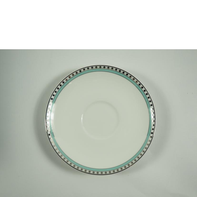 TIFFANY&Co. ティファニー/プラチナブルーバンド ペアカップ&ソーサー//SAランク/79