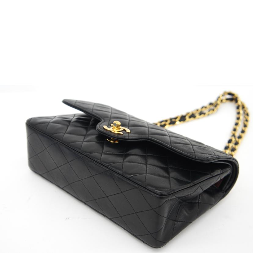 CHANEL シャネル/ヴィンテージ/マトラッセ/Wフラップラムスキンチェーンショルダー//081****/Aランク/75