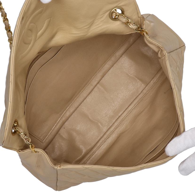 CHANEL シャネル/ヴィンテージ/マトラッセココマークチェーンショルダー/ベージュ//033****/Bランク/75