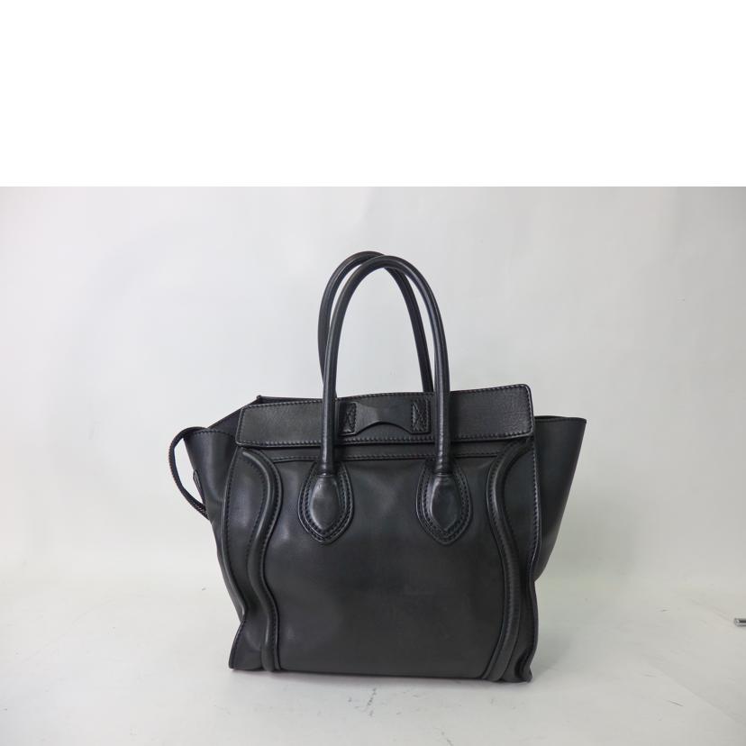 CELINE セリーヌ/ラゲージ/マイクロショッパー/黒//U-Z******/Bランク/84