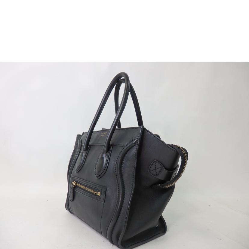 CELINE セリーヌ/ラゲージ/マイクロショッパー/黒//U-Z******/Bランク/84