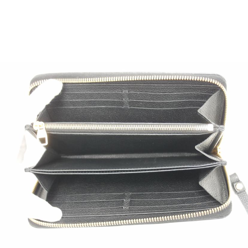 LOUIS VUITTON ルイ・ヴィトン レザー ラウンドファスナー 長財布 黒 メンズ レディース/ジッピー・ウォレット/アンプラント/ノワール/M61864//SP1107/ABランク/69