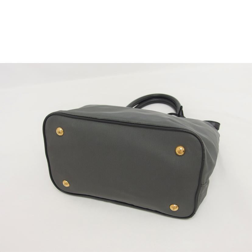 PRADA プラダ ハンドバッグ/ナイロン2WAYショルダーバッグ/グレー//203/Bランク/04