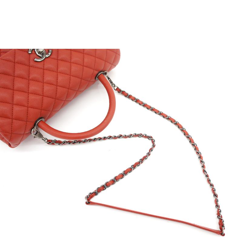 CHANEL シャネル/ココハンドル29/キャビアスキン/2WAY/レッド/A92991//232*****/SAランク/75