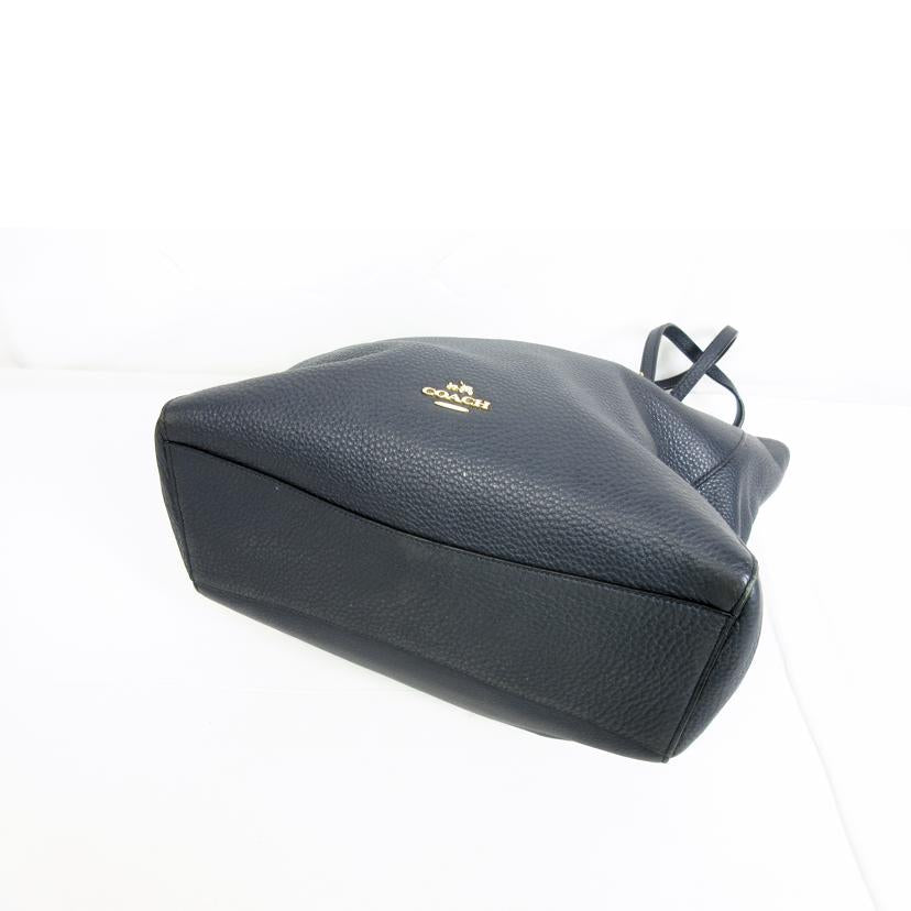 COACH コーチ/ペプルトレザー タウントートバッグ/F12184//H17**/Bランク/70