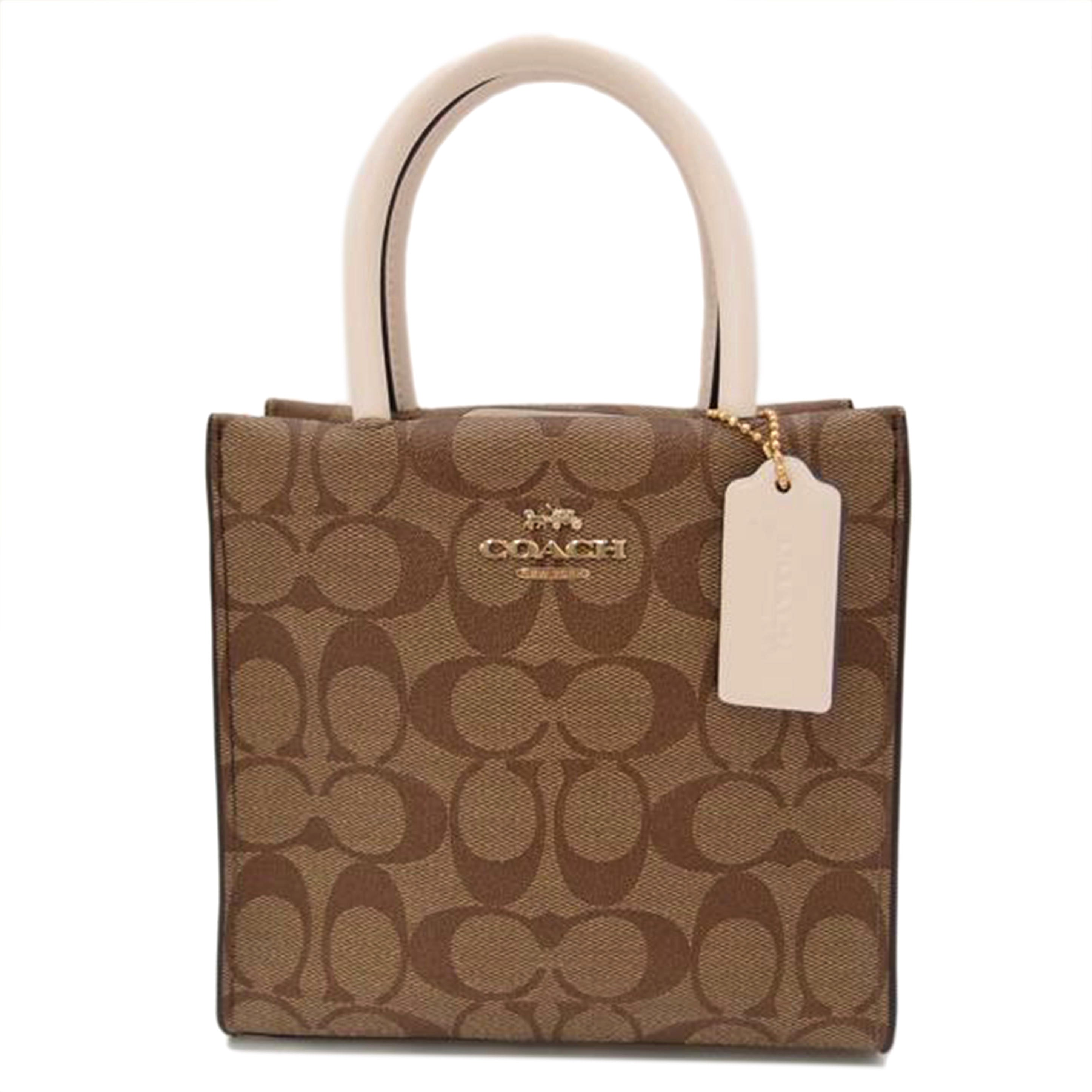 COACH コーチ トート ショルダー 斜め掛け 白 レディース/シグネチャー・ミニキャリー2wayハンド/ホワイト/5693//G2139/SAランク/69