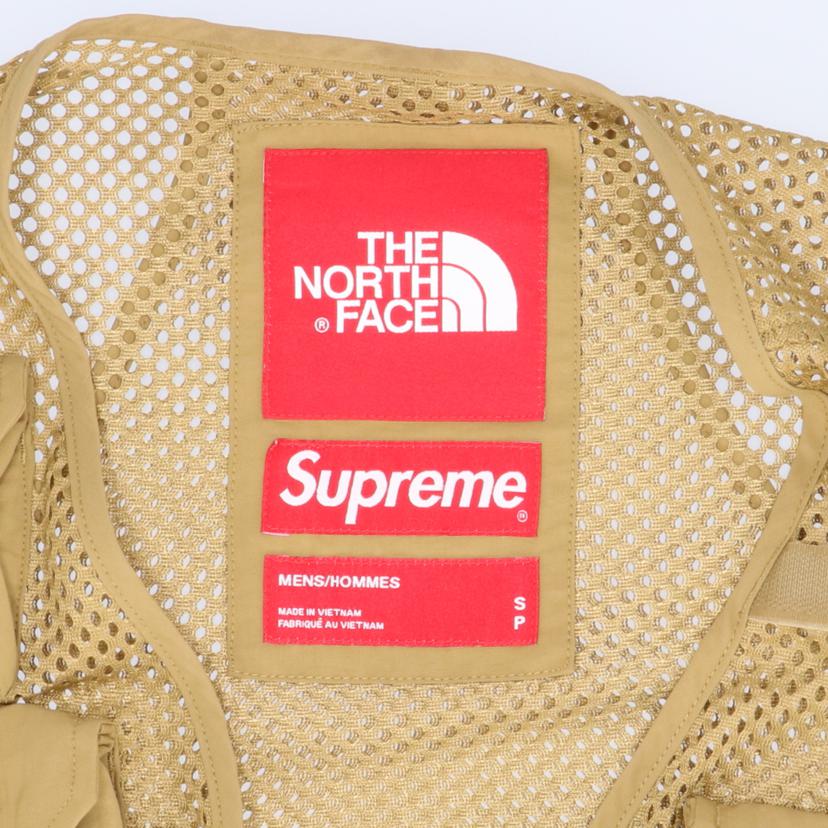/supreme×THE NORTH FACE カーゴベスト・BE/NP220031//Bランク/75