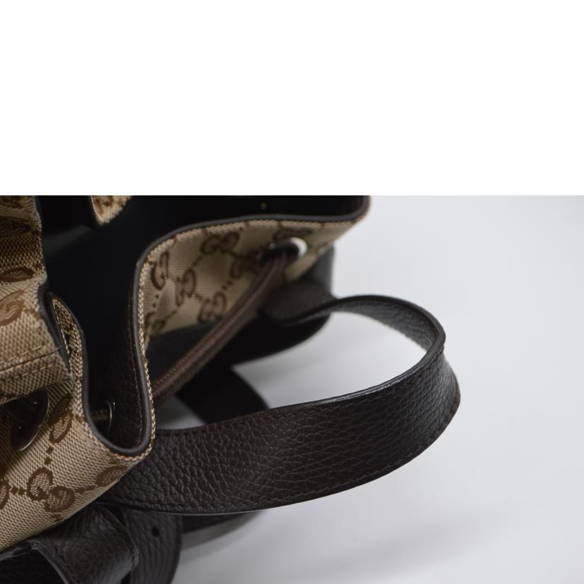 GUCCI グッチ/GGキャンバスレザーバックパック/449175//527***/Aランク/89