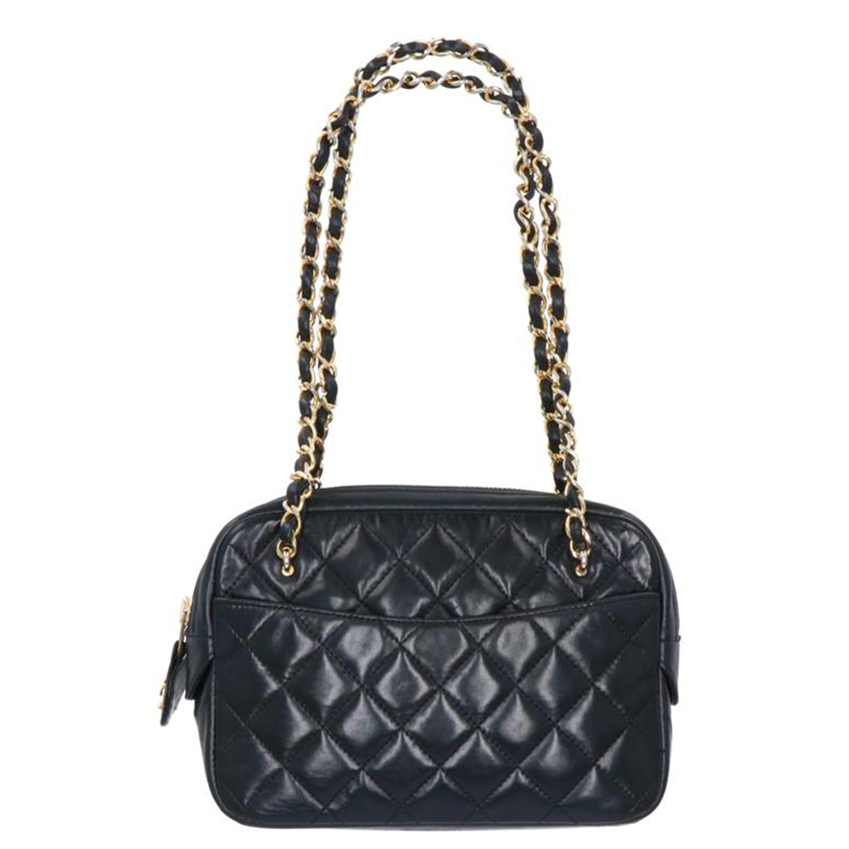CHANEL シャネル/ヴィンテージ/マトラッセチェーンショルダー/GD金具//120****/Bランク/09