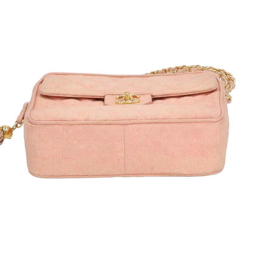 CHANEL シャネル/ヴィンテージ/マトラッセ/リネンフリンジチェーンショルダー/Gカード//285****/Cランク/09