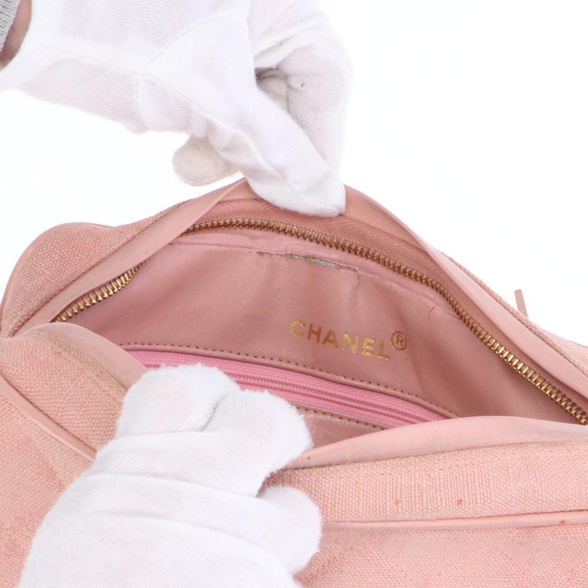 CHANEL シャネル/ヴィンテージ/マトラッセ/リネンフリンジチェーンショルダー/Gカード//285****/Cランク/09