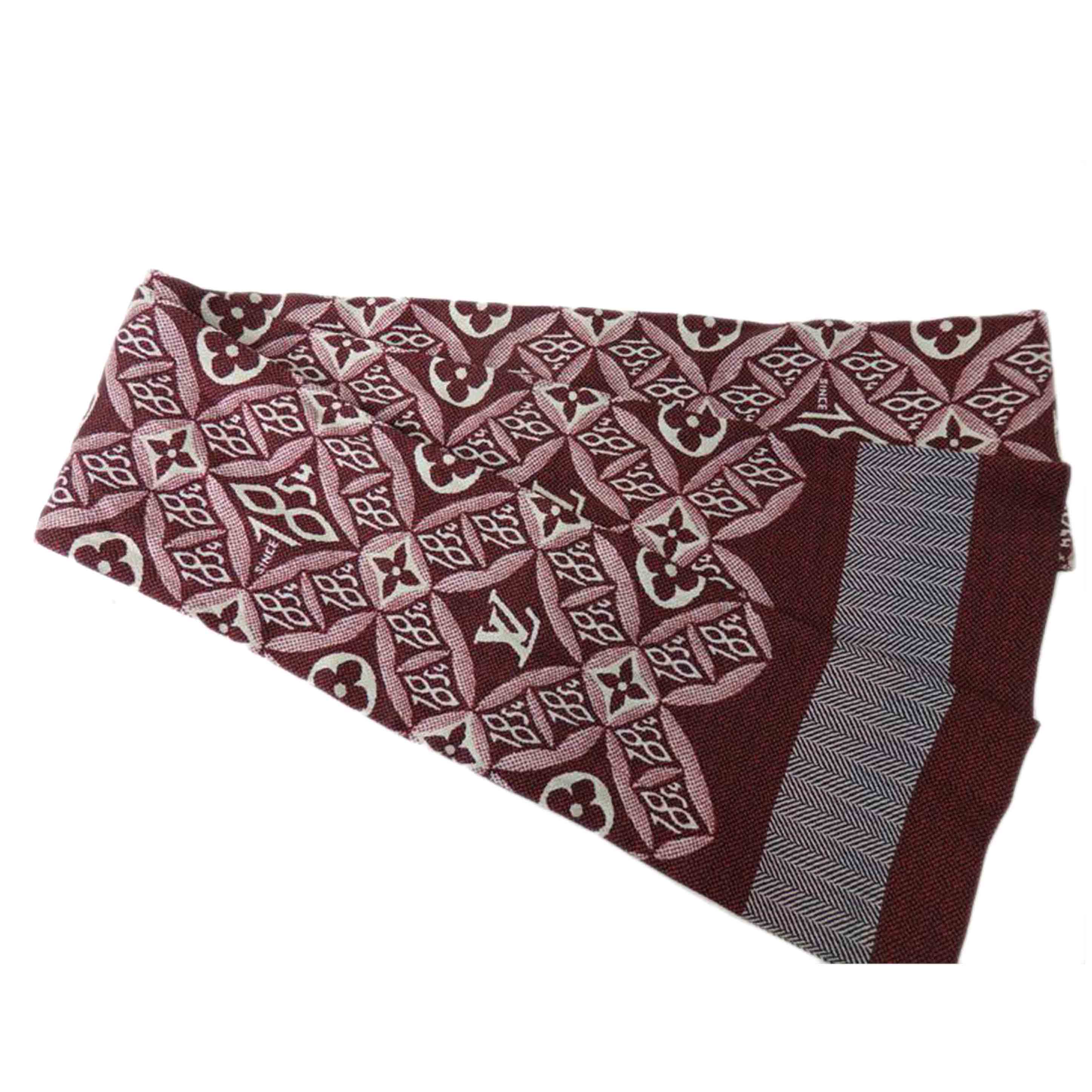 LV ルイヴィトン/バンドー・モノグラム タイ/ボルドー/MP2826//FF1***/BCランク/84