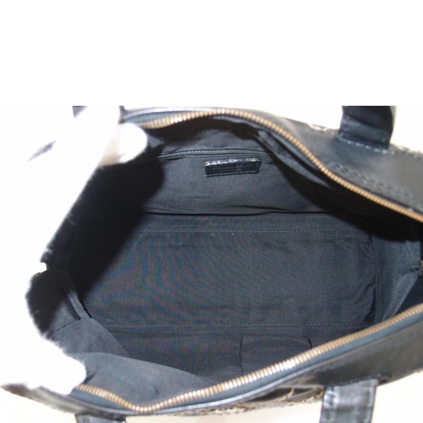 CHANEL シャネル ココマーク ハンドバッグ 手提げ レザー 黒/ワイルドステッチ・ミニボストン/ブラック/A18121//6528175/ABランク/69