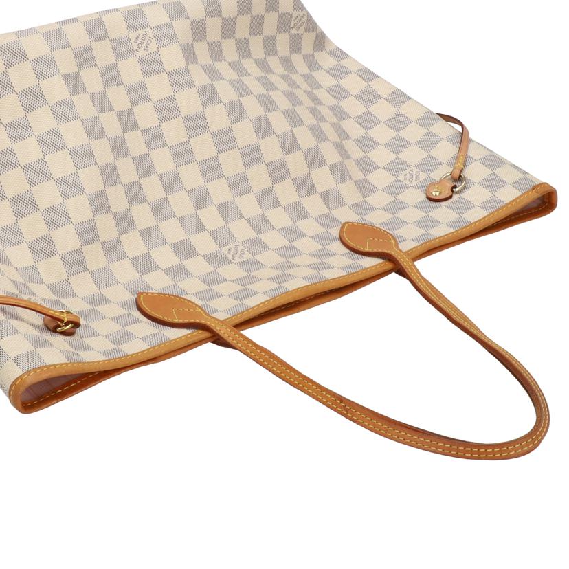 LOUIS VUITTON ルイヴィトン ルイ・ヴィトン ダミエ・アズール 市松模様 ホワイト 白 ショルダーバッグ ハンドバッグ トートバッグ ブラウン メンズ レディース 定番 人気 LV 斜め掛け 肩がけ/ネヴァーフルMM/ダミエ/アズール/N41361//AR3***/ABランク/09