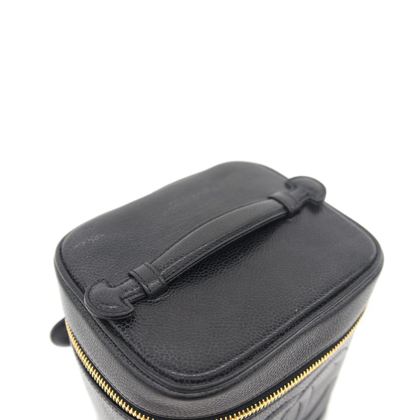 CHANEL シャネル/ココマーク/キャビアスキンバニティ/GD金具/A01998//420****/Aランク/75