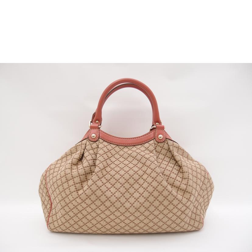 GUCCI グッチ ハンド キャンバス レディース/ディアマンテ・スーキートート/ピンク/211944//486628/Aランク/69