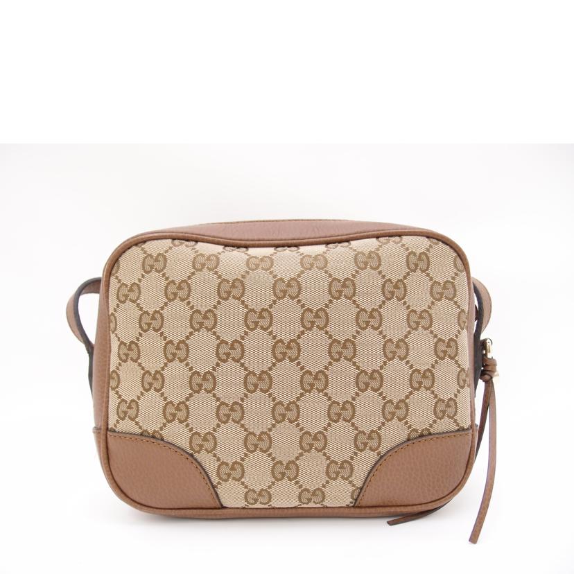 GUCCI グッチ ショルダーバッグ 斜め掛け レディース/GGキャンバスショルダー/ブラウン/449413//527066/Aランク/69