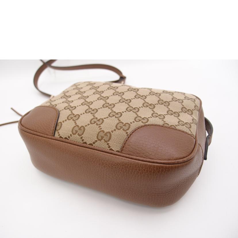 GUCCI グッチ ショルダーバッグ 斜め掛け レディース/GGキャンバスショルダー/ブラウン/449413//527066/Aランク/69