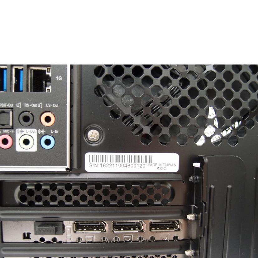 UNITCOM パソコン工房/LEVEL∞/ゲーミングデスクトップPC/LEVEL-R049-iX7-TASH//162211004800120/Aランク/69