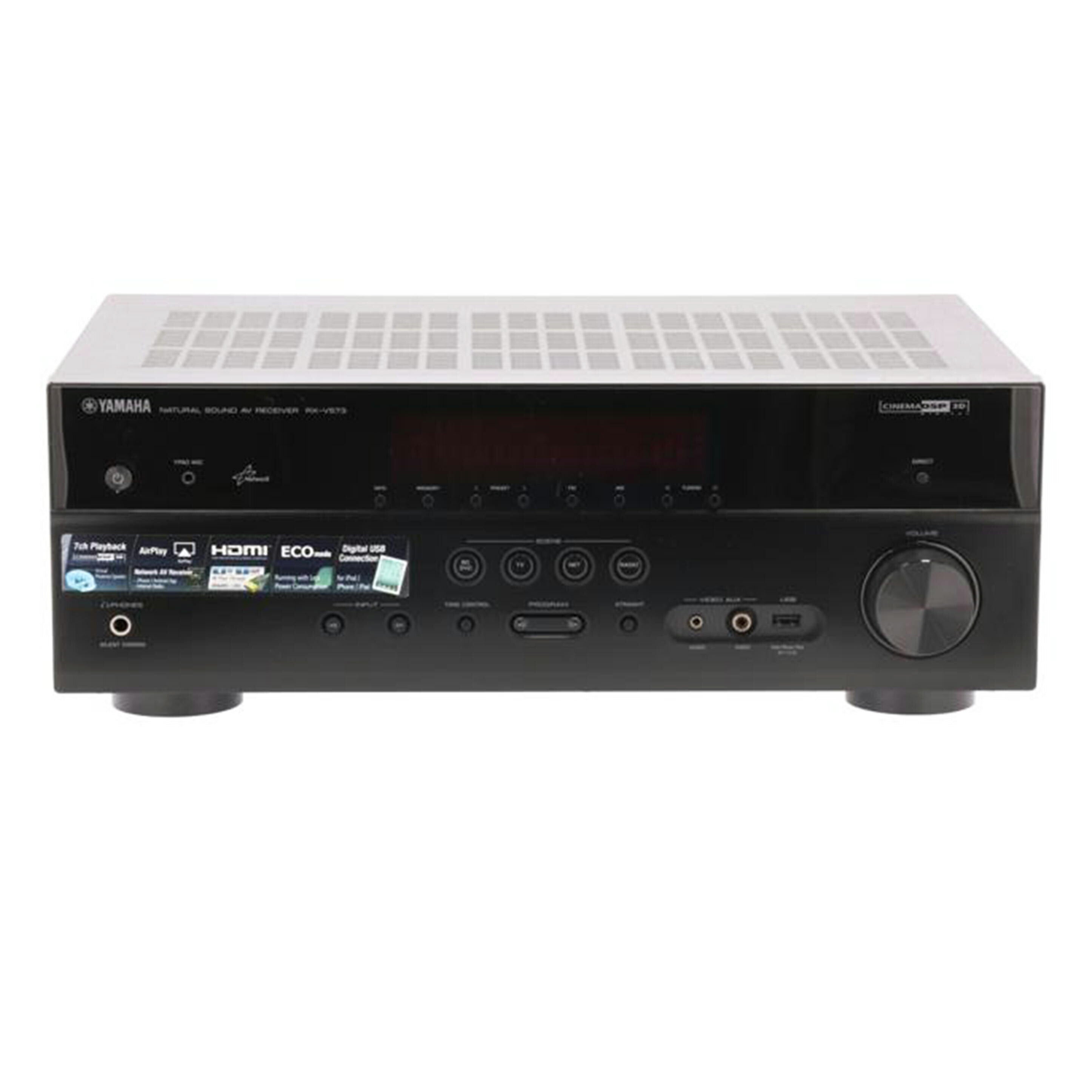 YAMAHA 7.1ch AVレシーバー RX-V573(B) ブラック 百貨店 - アンプ