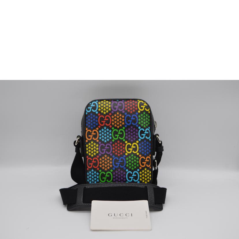 GUCCI グッチ/GGサイケデリックレザーショルダー/598103//520***/SAランク/89