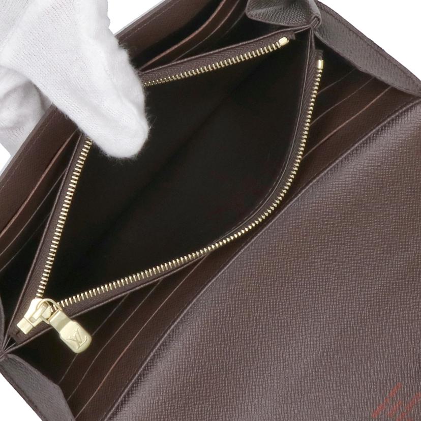 LOUIS VUITTON ルイヴィトン/ポルトフォイユ・サラ/ダミエ・エベヌ/N63209//CA4***/SAランク/75