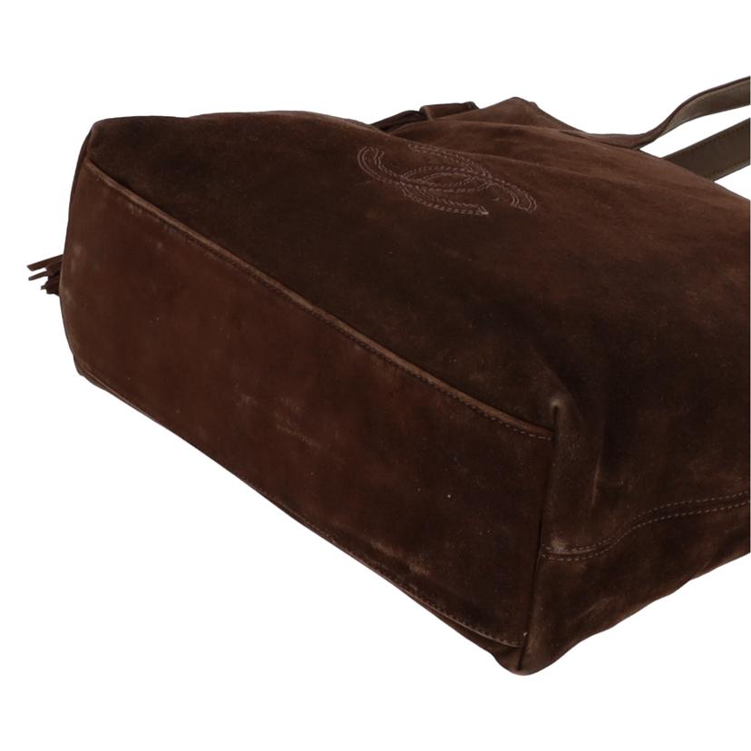 CHANEL シャネル/ヴィンテージ/ココマークスエードトート//586****/Bランク/09