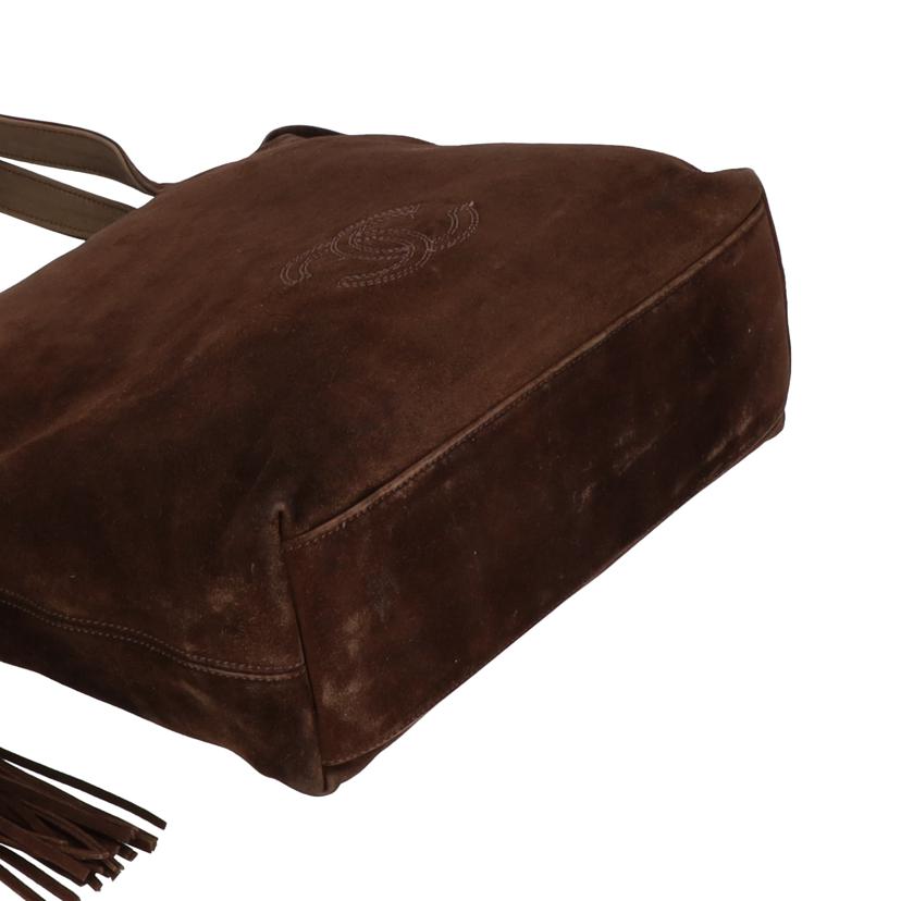 CHANEL シャネル/ヴィンテージ/ココマークスエードトート//586****/Bランク/09