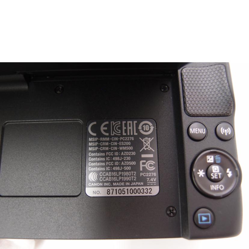 Canon キャノン/ミラーレス一眼ダブルズームキット/EOS M100//871051000332/Aランク/69