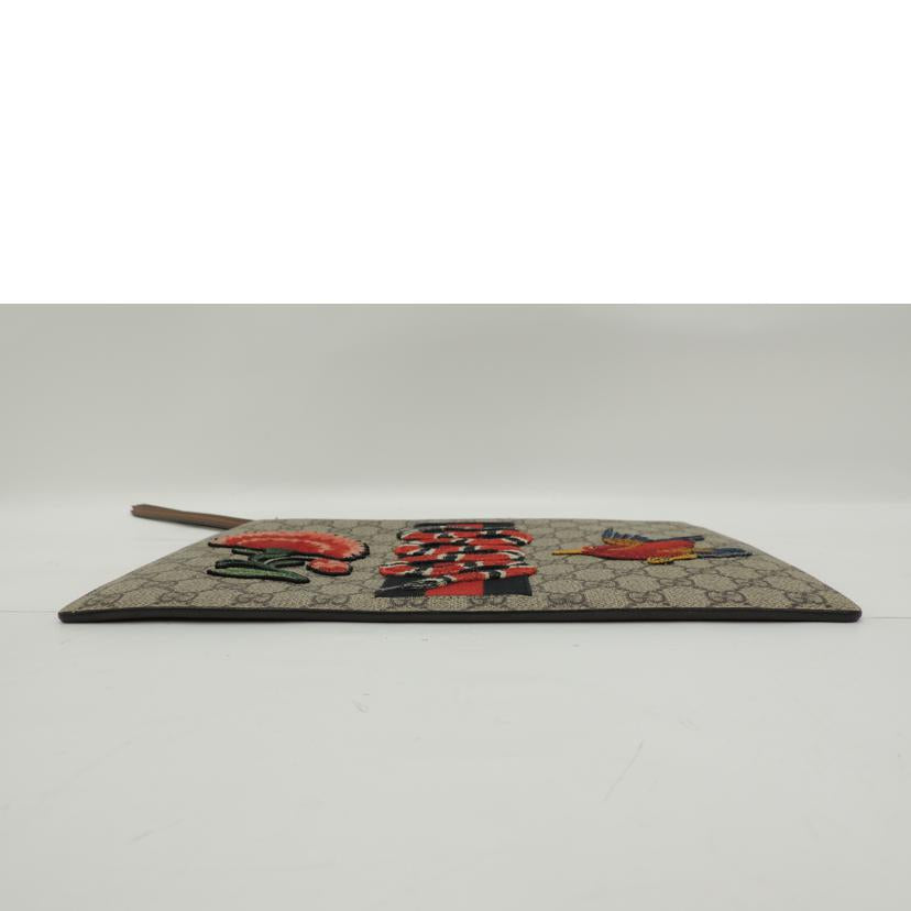 GUCCI グッチ セカンドバッグ メンズ レディース/GGスプリームクラッチ/フラワー×スネーク×バード/431416//0416/ABランク/69