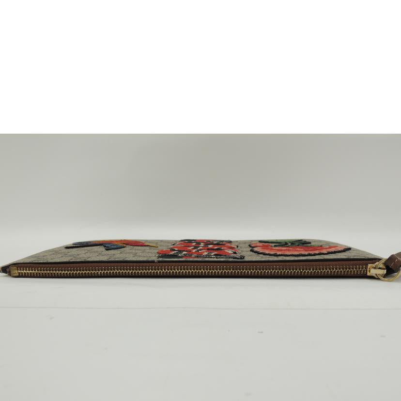 GUCCI グッチ セカンドバッグ メンズ レディース/GGスプリームクラッチ/フラワー×スネーク×バード/431416//0416/ABランク/69