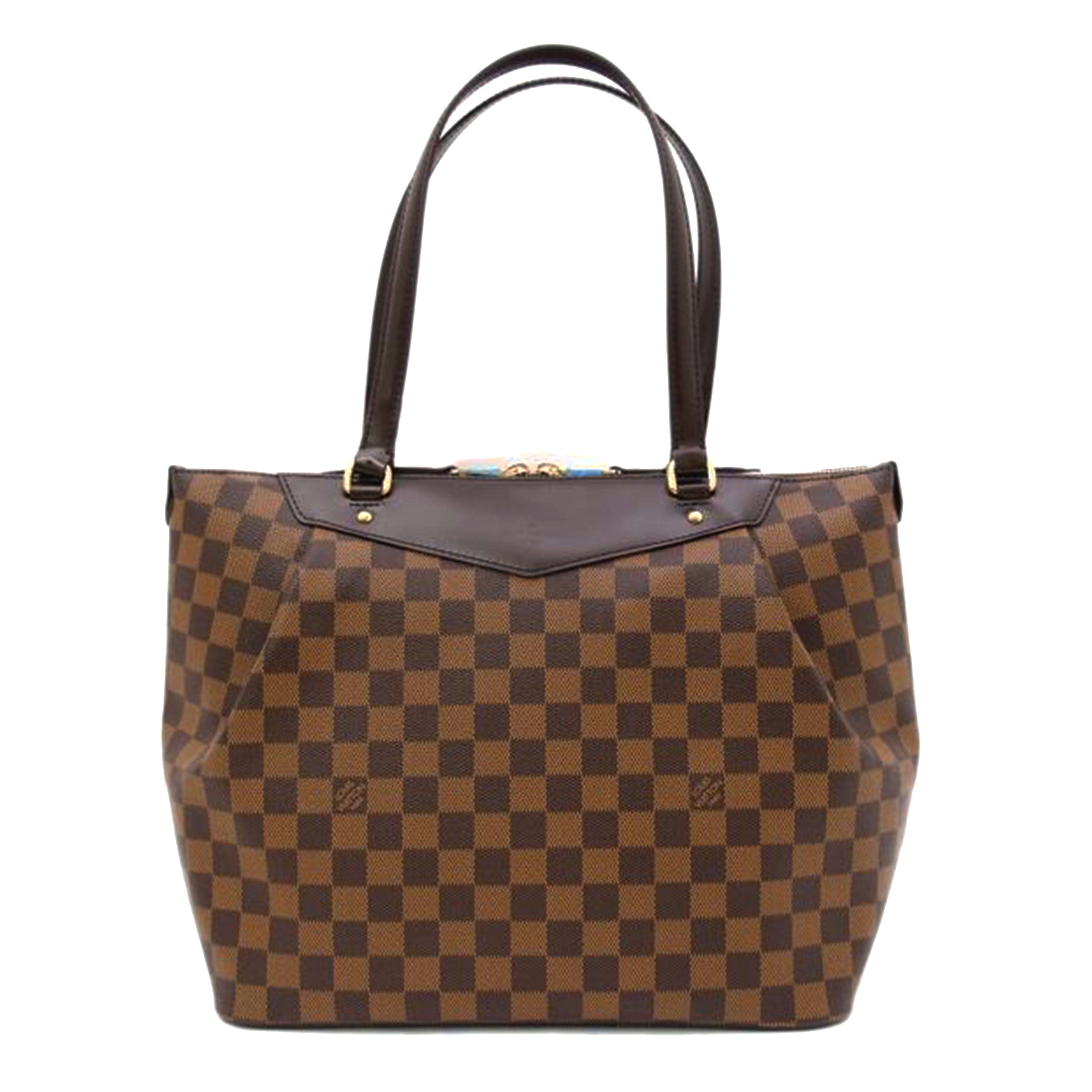 LOUIS VUITTON ルイ・ヴィトン トートバッグ 市松模様 ブラウン A4対応 レディース/ウエストミンスターGM/ダミエ・エベヌ/N41103//DR1102/SAランク/69