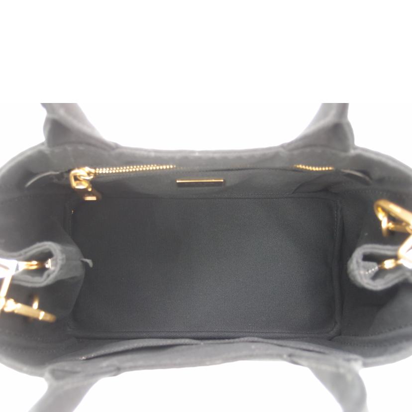 PRADA プラダ トートバッグ ショルダー 手提げ 肩掛け 黒 レディース/カナパミニトート2way/ブラック/1BG439//204/Aランク/69