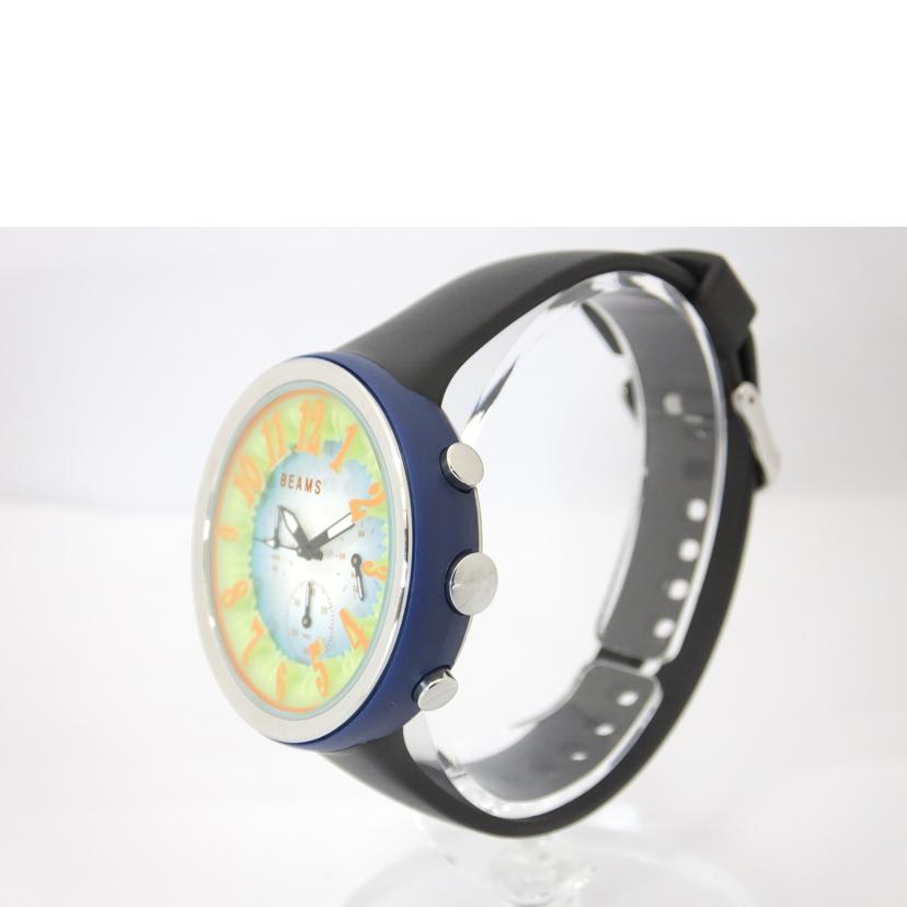 BEAMS ビームス/クロノグラフ/ボーイズクォーツ腕時計/VD54-6130//221***/Aランク/88