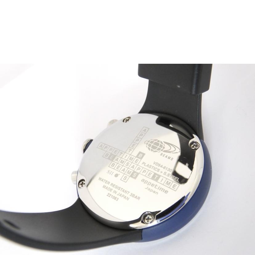 BEAMS ビームス/クロノグラフ/ボーイズクォーツ腕時計/VD54-6130//221***/Aランク/88