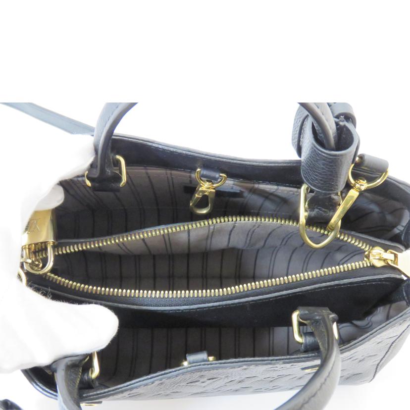 LV/モンテーニュBB/モノグラム・アンプラント/ノワール/M41053//AR2185/Aランク/90