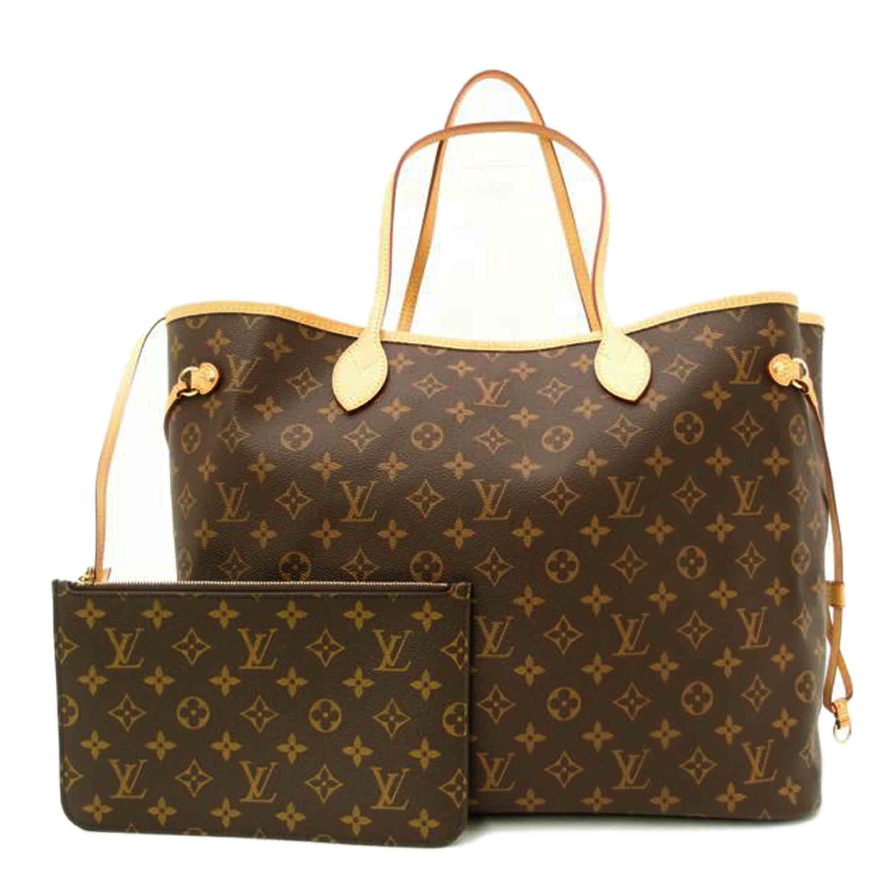 LOUIS VUITTON ルイヴィトン ルイ・ヴィトン ビトン ショルダーバッグ ハンドバッグ トートバッグ ブラウン レディース 定番 人気 LV 肩がけ/ネヴァーフルGM/モノグラム/ピヴォワンヌ/M41180//GI4***/SAランク/69