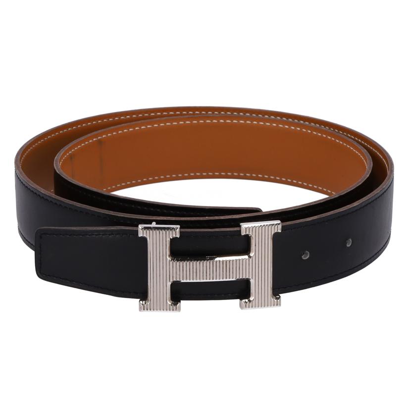 HERMES エルメス/Hバックルベルト/リバーシブル/約88-93cm//□K/90/ABランク/75