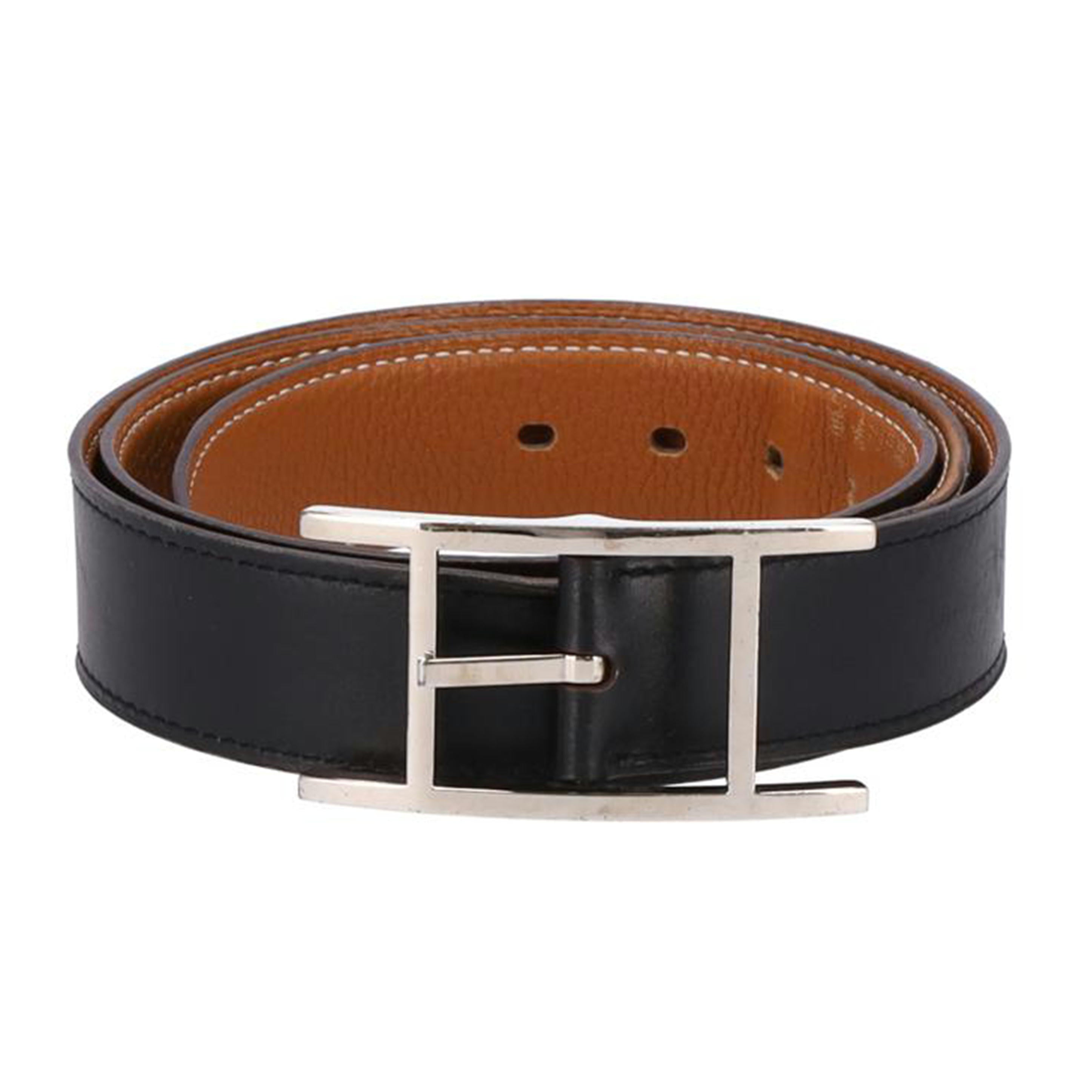 HERMES エルメス/Hバックルベルト/リバーシブル/約85-92cm//□L/T/Bランク/75