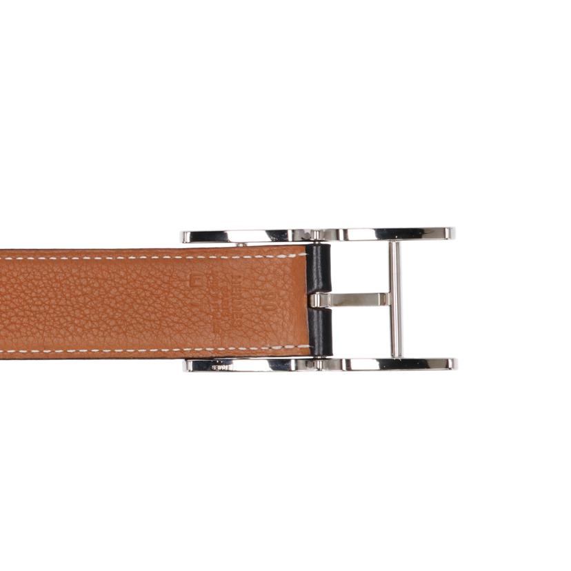 HERMES エルメス/Hバックルベルト/リバーシブル/約85-92cm//□L/T/Bランク/75