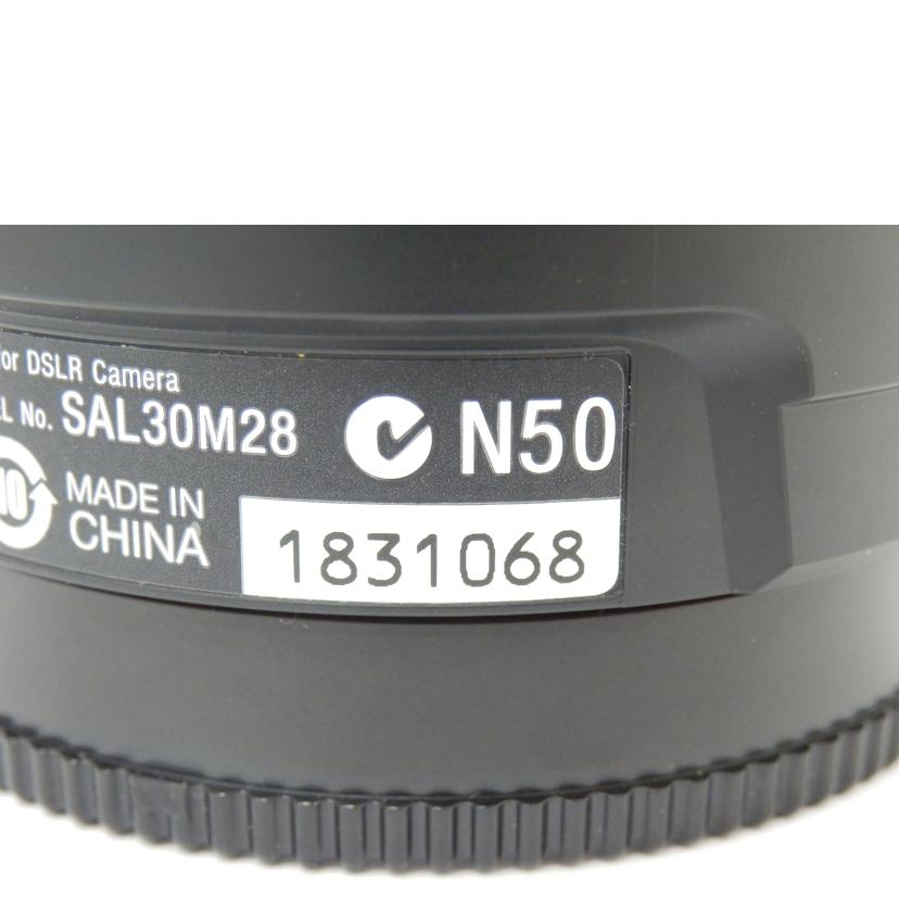 SONY ソニー/30mm単焦点レンズ/DT30mmF2.8//1831068/ABランク/88
