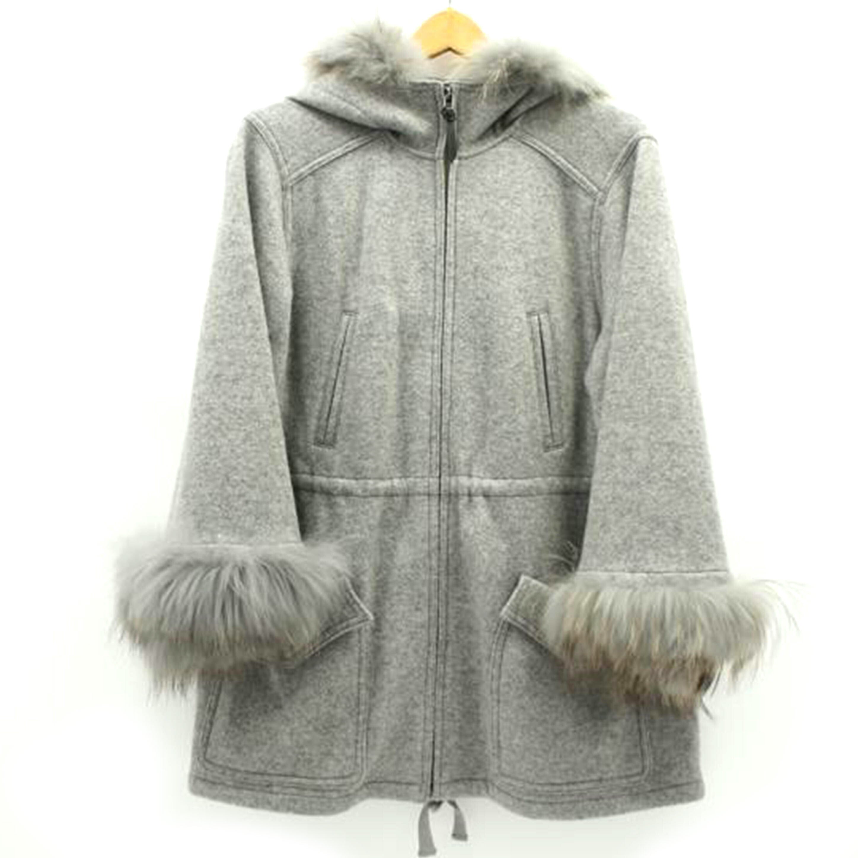 BURBERRY BLUE LABEL バーバリーブルーレーベル/ファー付きジップコート/E1F03-441-07//Aランク/75