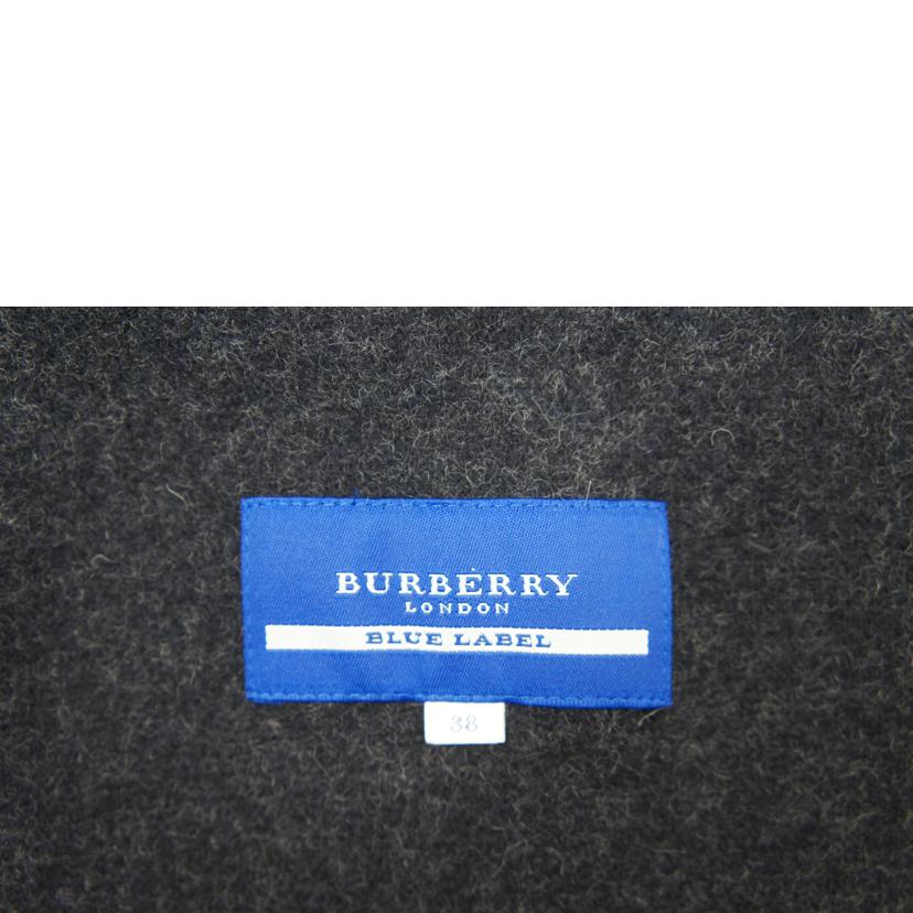 BURBERRY BLUE LABEL バーバリーブルーレーベル/ファー付きジップコート/E1F03-441-07//Aランク/75