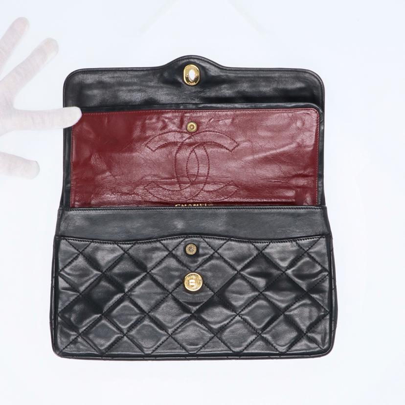 CHANEL シャネル/ヴィンテージ/マトラッセWフラップチェーンショルダー/パリ限定//124****/ABランク/94