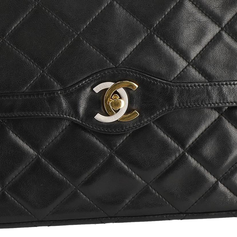 CHANEL シャネル/ヴィンテージ/マトラッセWフラップチェーンショルダー/パリ限定//124****/ABランク/94