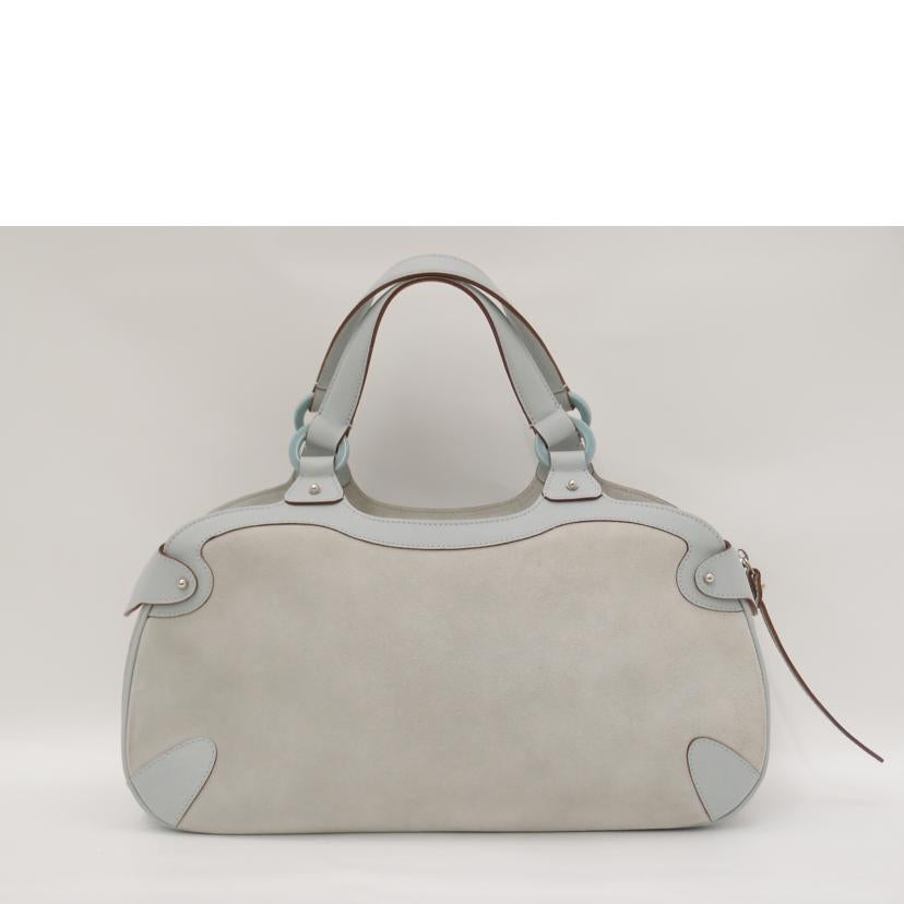 Ferragamo フェラガモ ハンド 水色 レディース/ガンチーニボストン/ライトブルー/DH-21 5746//Aランク/69