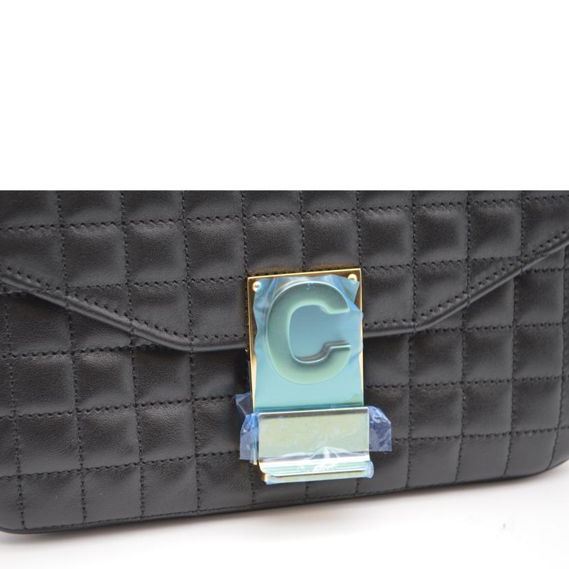 CELINE セリーヌ/スモールCセーキルティングチェーンショルダー/CE188403//U-CU-0159/Sランク/89