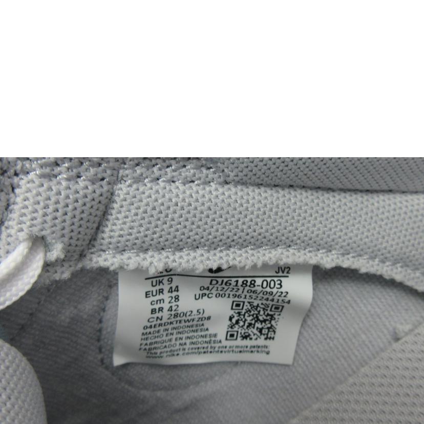 NIKE ナイキ NIKE ダンクローレトロ DUNK LOW ローカットスニーカー メンズ ホワイト×グレー/ダンクローレトロ/ローカットスニーカー/DJ6188-003//サイズ:28cm/Aランク/75