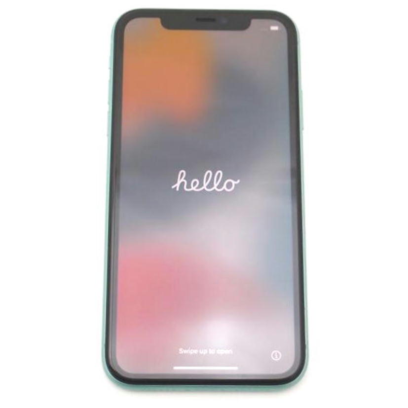 Apple アップル/iPhone11 グリーン/SIMフリー/MWLY2J/A//C6KZD4MVN73C/Aランク/69